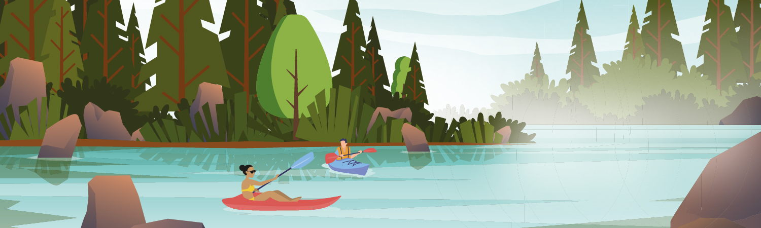 Explorez la rivière des Mille Îles à coup de pagaie au parc Riverain cet été!